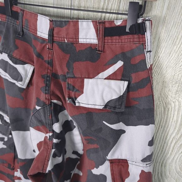 Rothco BDU Pants Mens Small R Red Camo Cargo Fatigue Stock# 1227-0429-KP-0704 - Picture 3 of 10